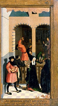 maitre d'alkmaar Les sept oeuvres de miséricordes, 1504, Rijkmuseum
